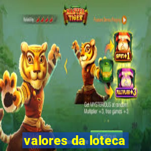 valores da loteca