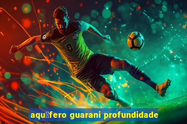 aqu铆fero guarani profundidade