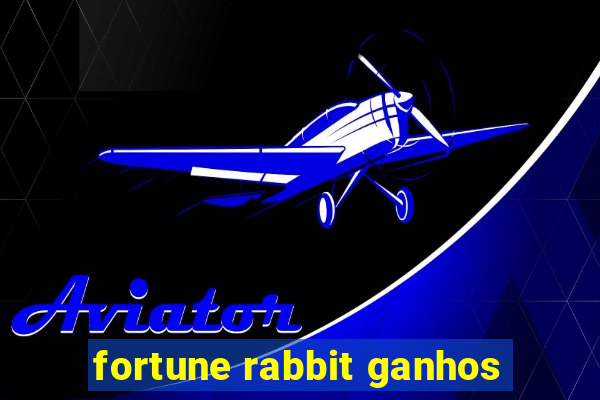 fortune rabbit ganhos