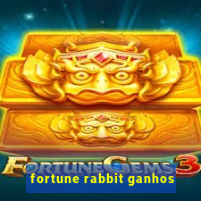 fortune rabbit ganhos