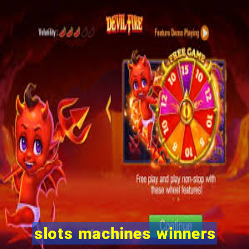 slots machines winners