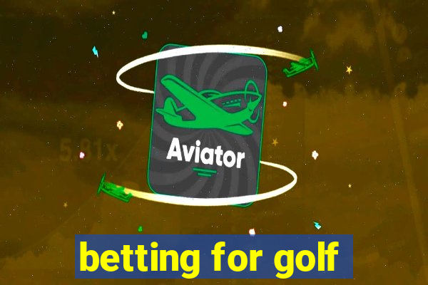 betting for golf