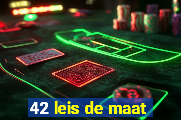 42 leis de maat