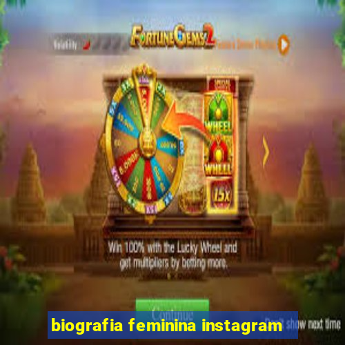 biografia feminina instagram