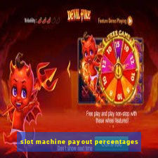 slot machine payout percentages