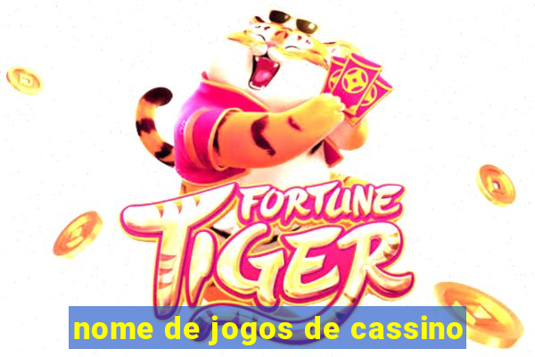 nome de jogos de cassino