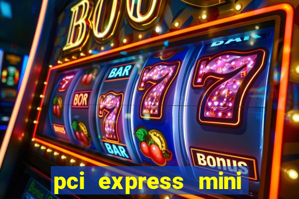 pci express mini card slot