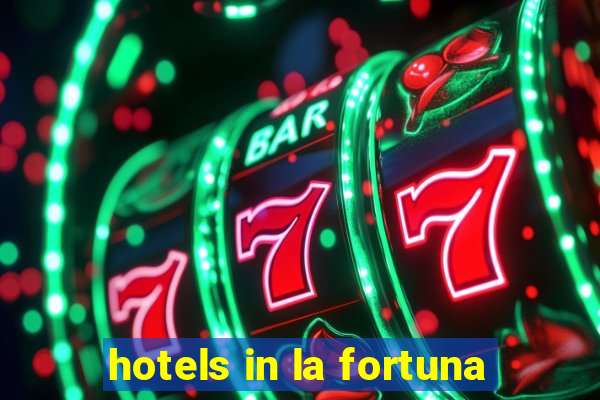 hotels in la fortuna