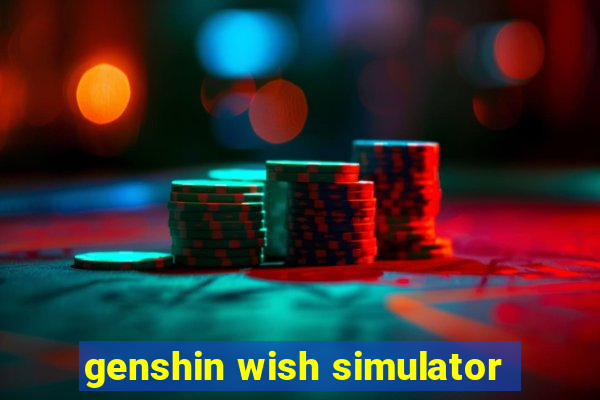 genshin wish simulator