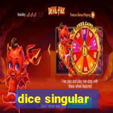 dice singular