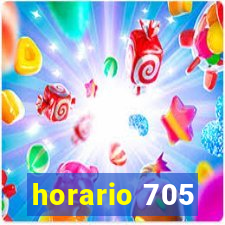 horario 705