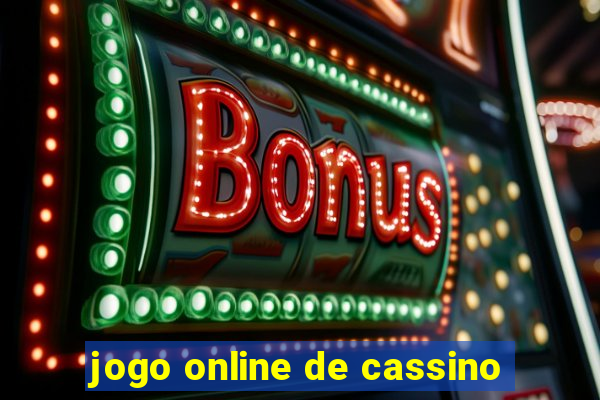 jogo online de cassino