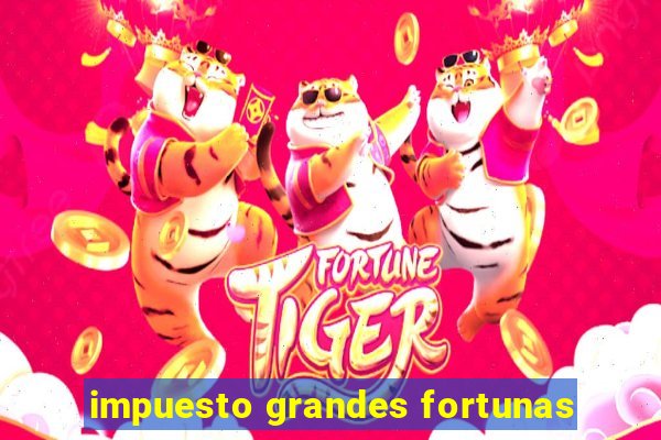 impuesto grandes fortunas