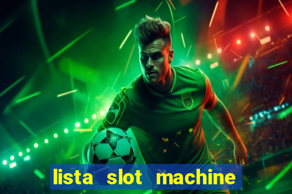 lista slot machine da bar