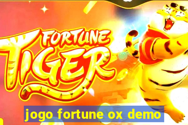 jogo fortune ox demo