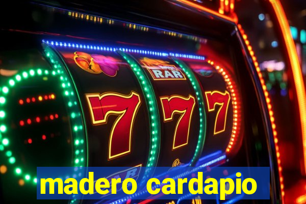 madero cardapio