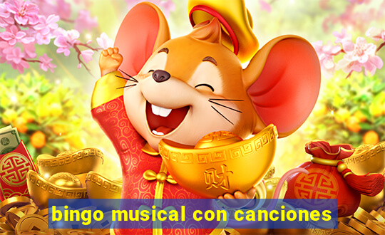 bingo musical con canciones