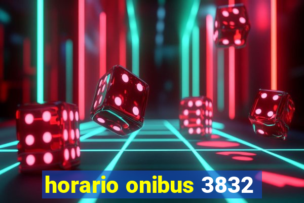 horario onibus 3832