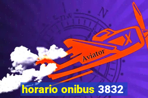 horario onibus 3832