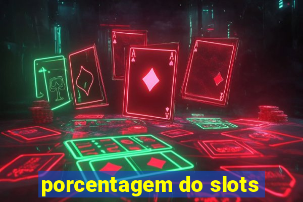 porcentagem do slots