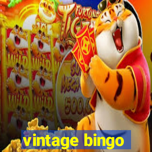 vintage bingo