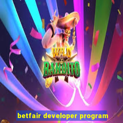 betfair developer program