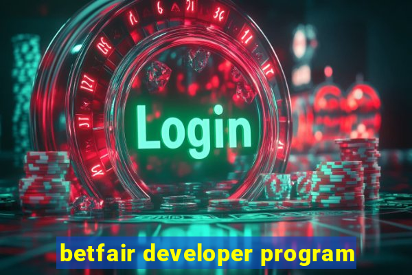 betfair developer program