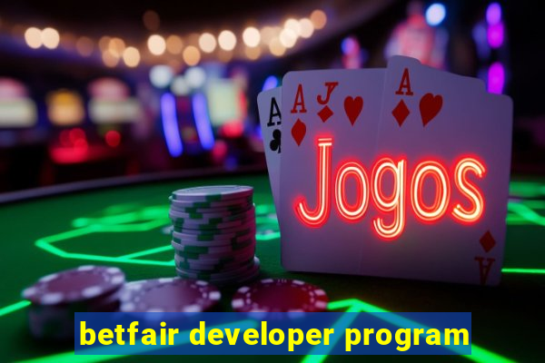 betfair developer program