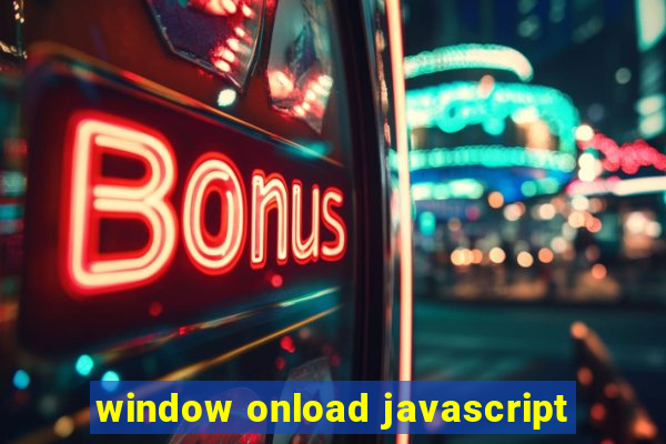 window onload javascript