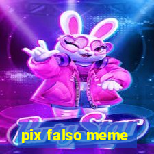 pix falso meme