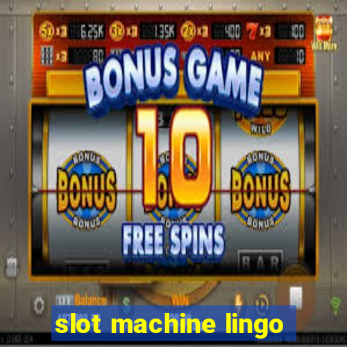 slot machine lingo