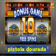 pistola dourada