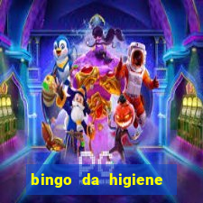 bingo da higiene pessoal para imprimir