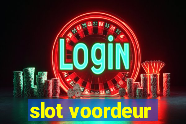 slot voordeur