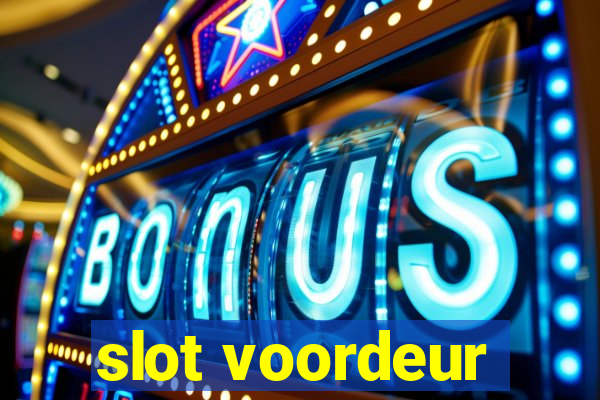 slot voordeur