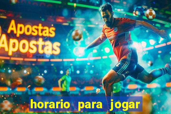 horario para jogar fortune tiger hoje