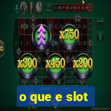 o que e slot