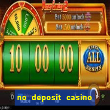 no deposit casino free money