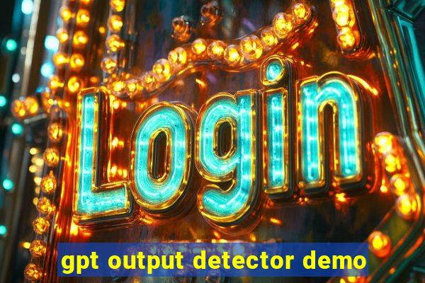 gpt output detector demo