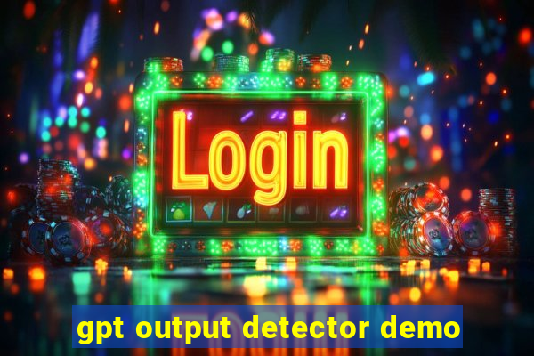 gpt output detector demo