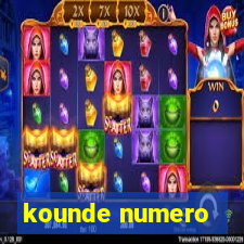 kounde numero