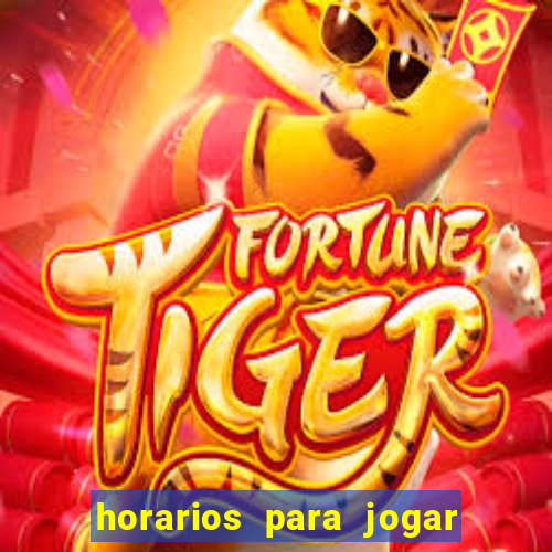 horarios para jogar fortune mouse