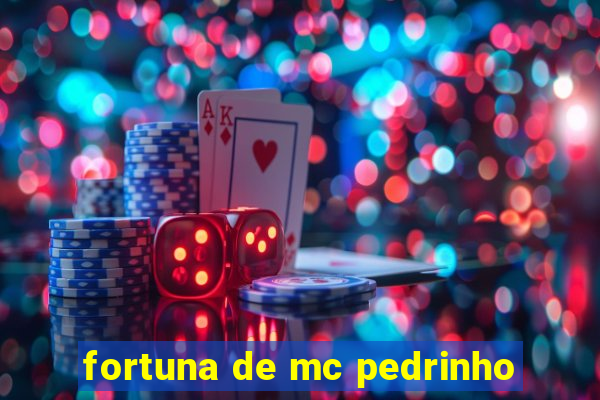 fortuna de mc pedrinho