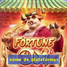 nome de plataformas de jogos