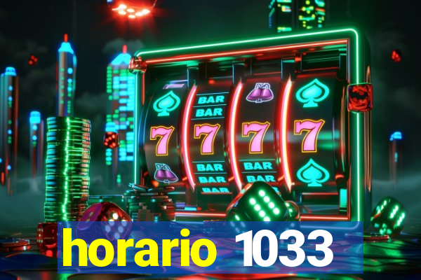 horario 1033