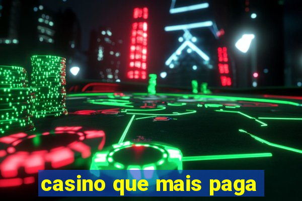 casino que mais paga