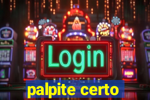 palpite certo