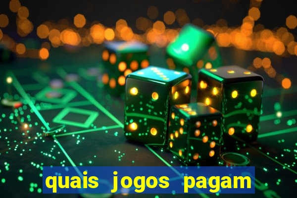 quais jogos pagam de verdade no pix