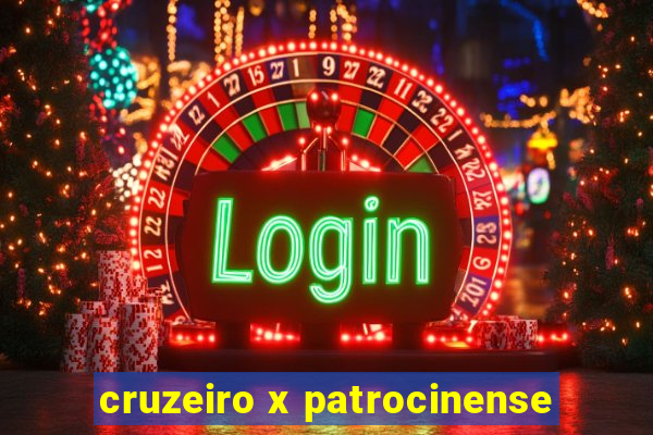 cruzeiro x patrocinense