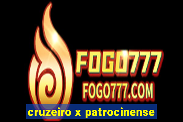 cruzeiro x patrocinense